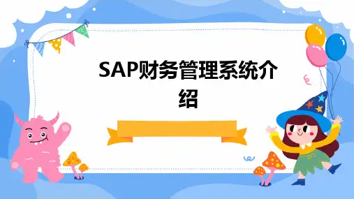SAP财务管理系统介绍