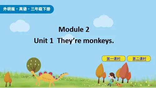 2024年外研版(三起)小学英语三年级下册Module2Unit1—课件