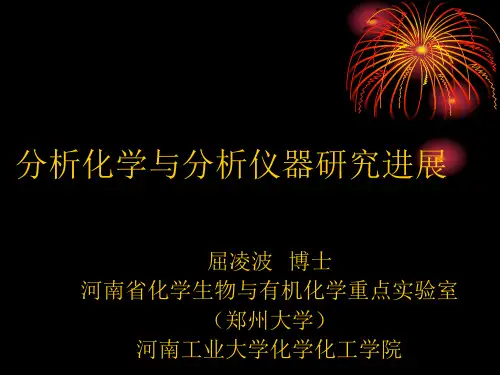 《分析化学研究进展》PPT课件