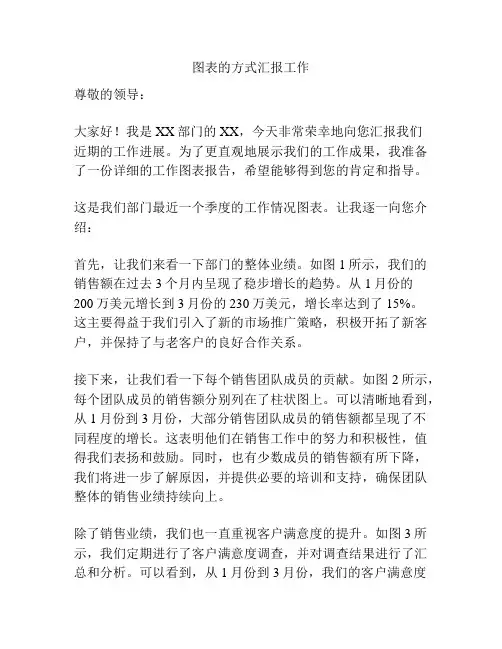 图表的方式汇报工作