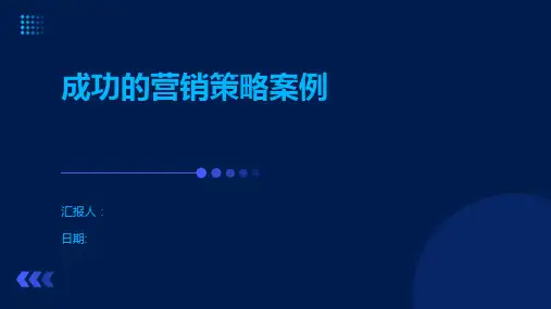 成功的营销策略案例