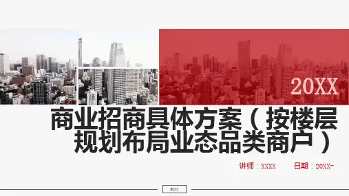 商业招商具体方案按楼层规划布局业态品类商户