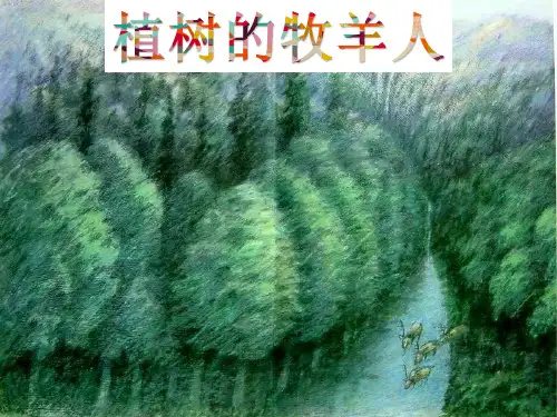 最新部编版语文七年级上册第13课《植树的牧羊人》课件(共28张PPT)