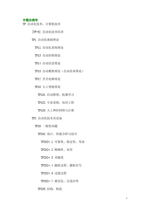 中图分类号