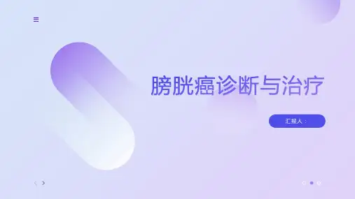 膀胱癌诊断与治疗PPT