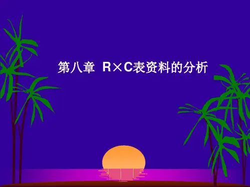 R×C表卡方检验