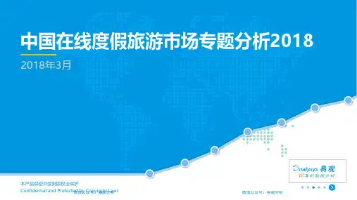 中国在线度假旅游市场专题分析201