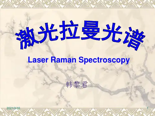 激光拉曼光谱课件PPT