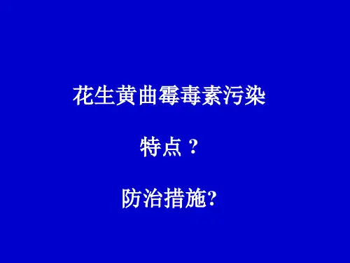 花生黄曲霉污染 特点及防治措施