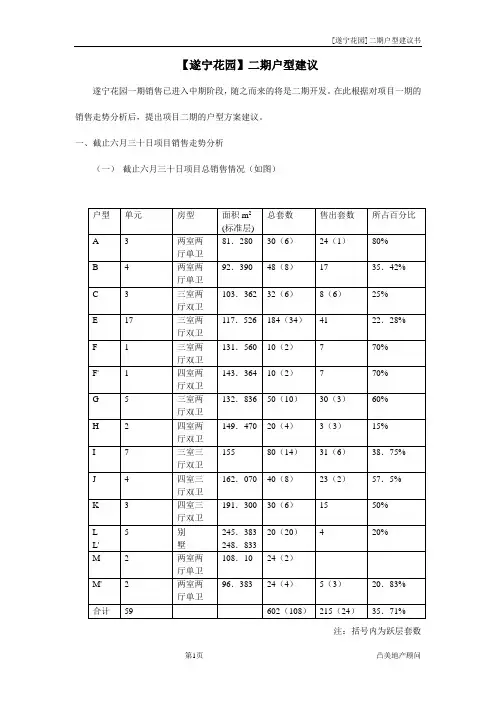 遂宁花园二期户型建议