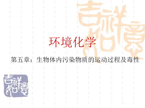 环境化学第五章