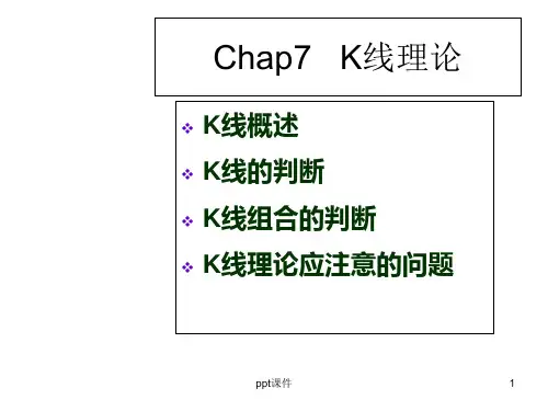 技术分析理论K线理论 ppt课件