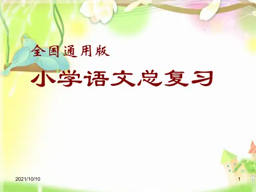 小学语文句子总复习(全国通用版)