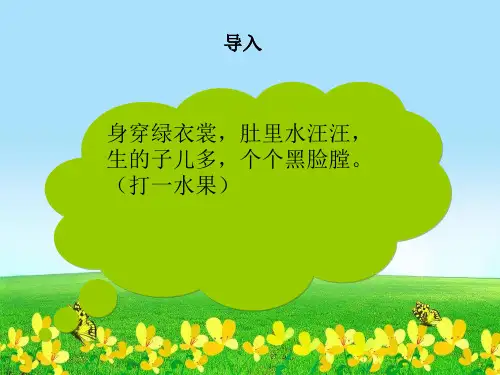 统编版小学语文三年级上册语文作文扩展课件-吃西瓜  (共13张PPT)