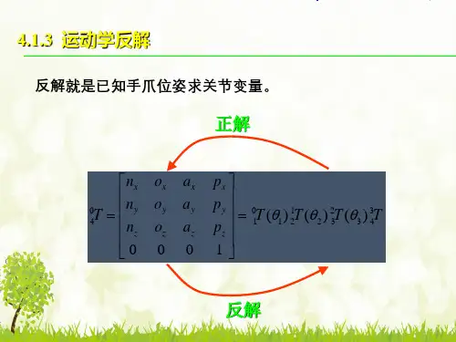 机器人运动学反解-完整PPT课件