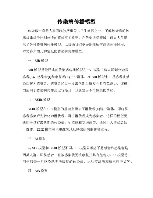 传染病传播模型
