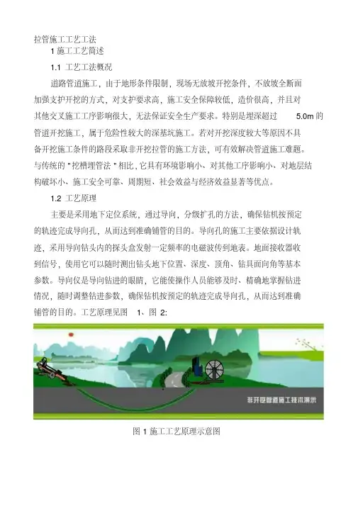 最新拉管施工工艺工法