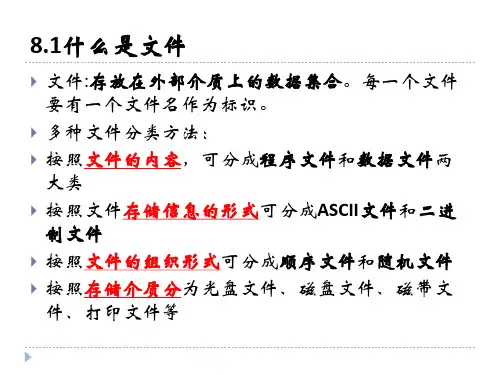 VB第8章文件及文件系统控件