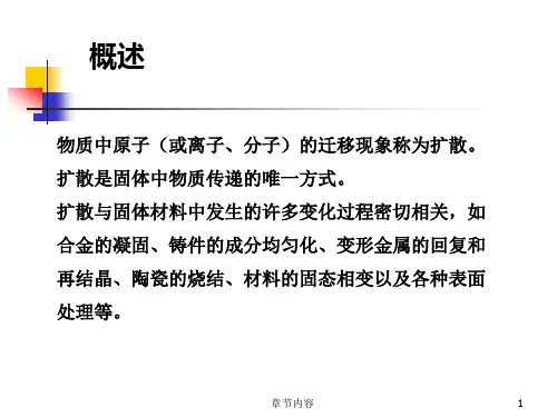 第三章固体中的扩散课堂课资