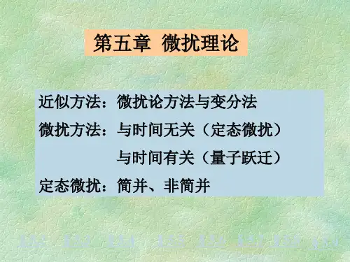 微扰理论