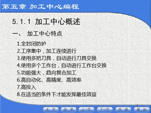 数控加工中心编程大全 PPT课件