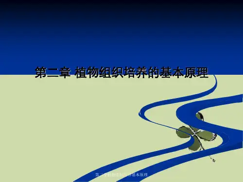 第二章植物组织培养基本原理