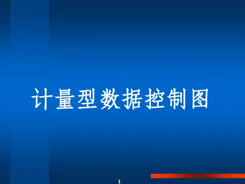 计量型数据控制图