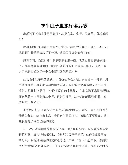 在牛肚子里旅行读后感