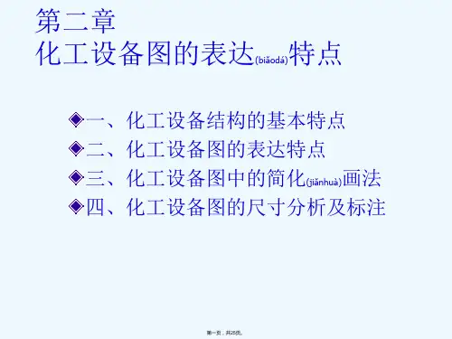 化工制图全套PPT课件 第二章 化工设备图的表达特点