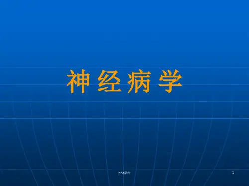 神经病学--大脑、小脑、脊髓的结构和功能--ppt课件精选全文