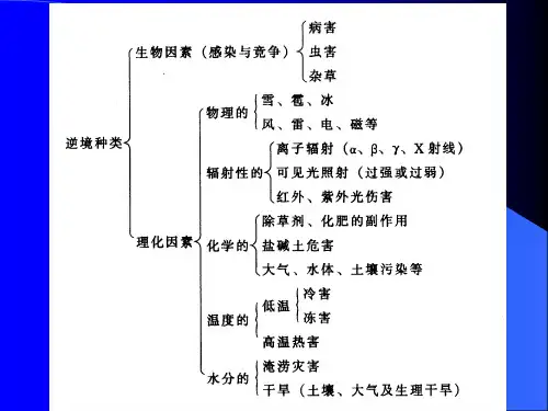 植物的抗性生理