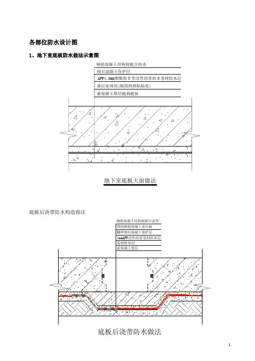 地下室防水施工节点技术0522