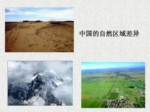 中国的区域差异