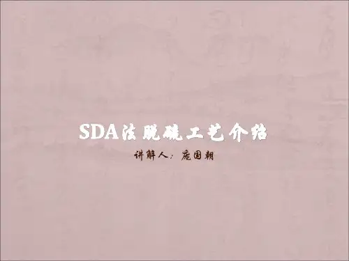SDA法脱硫工艺介绍及其问题处理