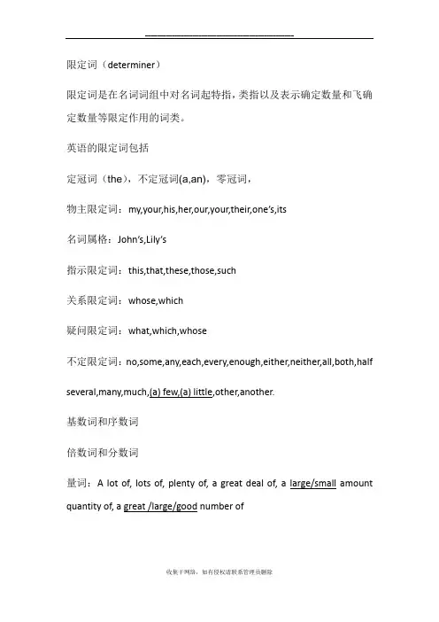 最新限定词