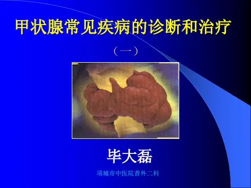 甲状腺疾病诊断与治疗