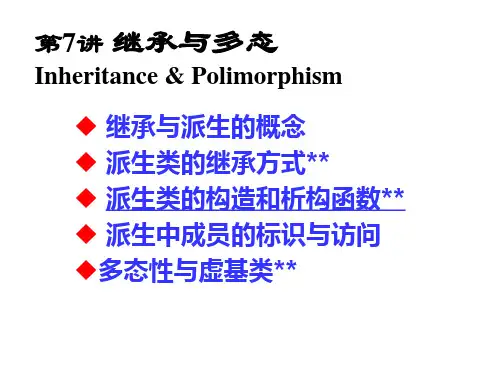 chap7_继承与多态