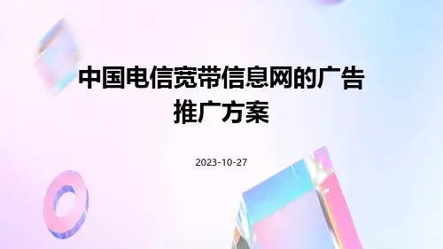 中国电信宽带信息网的广告推广方案