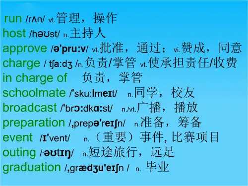 英语必修Ⅰ牛津译林版Unit1课件(共17张)