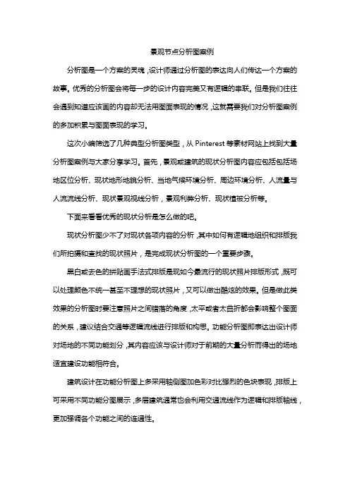 景观节点分析图案例