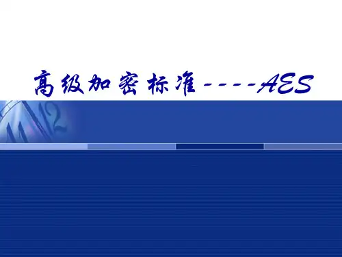3-高级加密标准AES-1