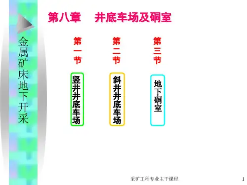 8__井底车场及硐室