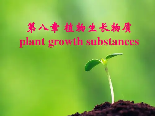 植物生理学：第八章 植物生长物质
