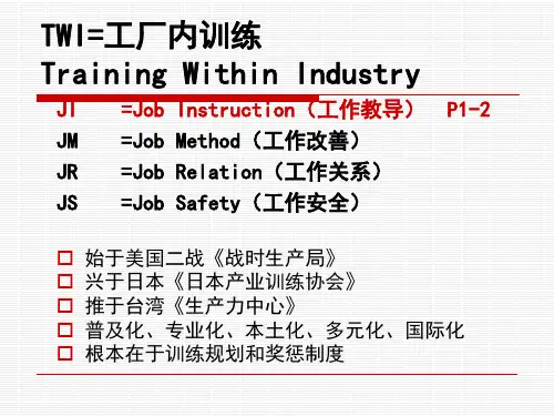 3. JI(工作教导五步骤)