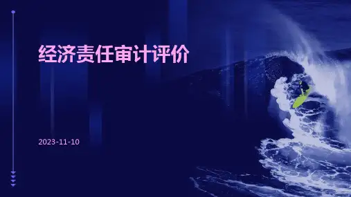 经济责任审计评价