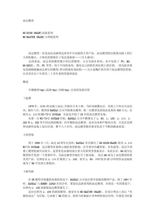 高达模型