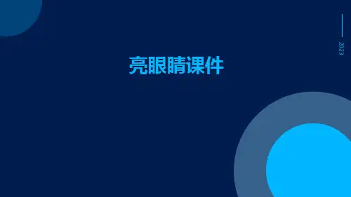 亮眼睛课件