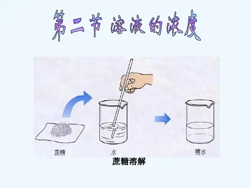 医用化学--第五节-第二节溶液的浓度
