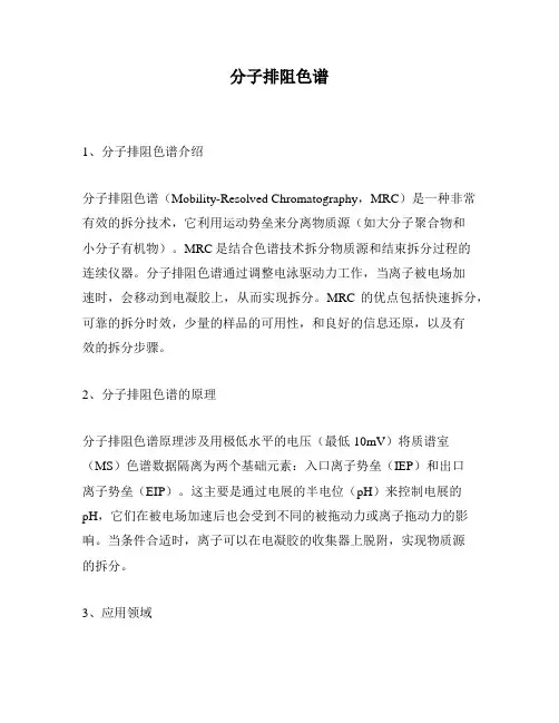 分子排阻色谱