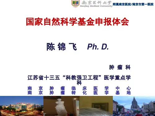如何撰写国家自然科学基金申请书 ppt课件